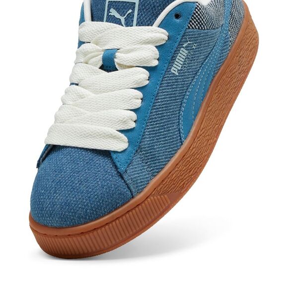 Puma Mens Suede XL Denim Blue Shoes (NWT) - Picture 4 of 5
